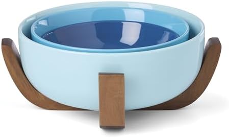 Oneida 24 Seven Colors Turquoise Porcelain Nesting Bowl Set, 4-Piece by Oneida