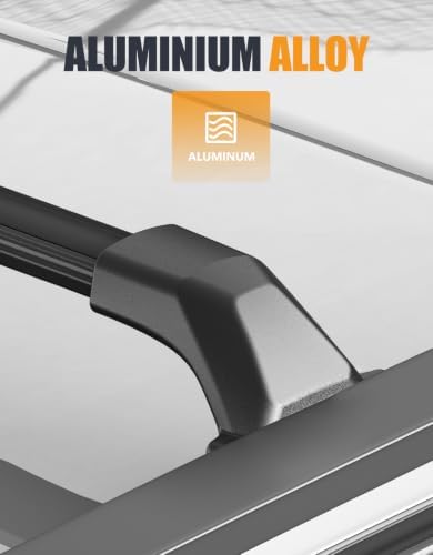 KINGGERI 300lbs Roof Rack Cross Bars for Jeep Cherokee 2026 - Image 5