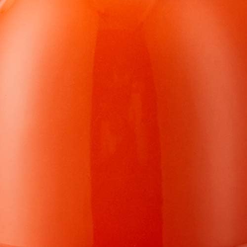 FORLIFE Bell Ceramic Teapot with Basket Infuser, 26-Ounce/770ml, Carrot - Image 4