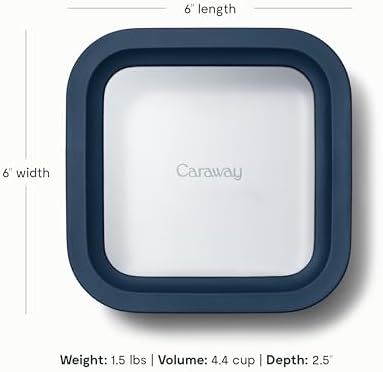 Caraway Glass Food Storage Container with Lid - Image 3