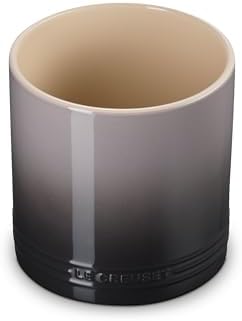 Le Creuset Stoneware Signature Utensil Crock, 2.7 qt., Oyster by Unknown