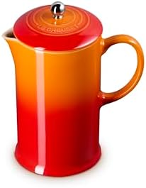 Le Creuset Stoneware French Press, 34 oz., Flame by Unknown