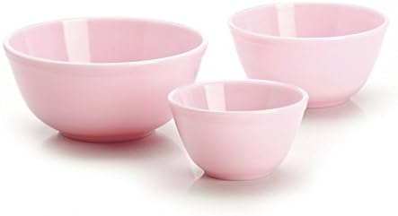 Mixing Nesting Bowls - Set of 3 - American Made - Mosser Glass USA (Crown Tuscan) - Image 2