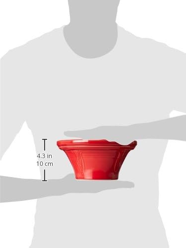 Fiesta 40-Ounce Hostess Serving Bowl, Scarlet - Image 2