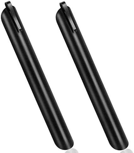 Crumb Sweepers, Restaurant Crumbers for Servers, Stainless Steel Crumb Scraper, Table Crumber Tool for Waiters, Waitresses and Servers, Crumber for Server, Waitress Accessories (2 PACK, Black) by HKDGYHON