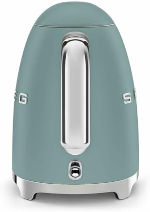 SMEG KLF03 Electric Kettle 1.7L (7 Cup), Retro Hot Water Boiler for Tea & Coffee, Fast Boiling, Auto Shut-Off, Soft Open Lid, 360° Swivel Base Countertop Kettle – Matte Jade - Image 4