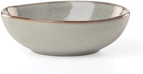 Oneida Organic Shades Gray Stoneware 12-Piece Dinnerware Set for 4 - Image 4