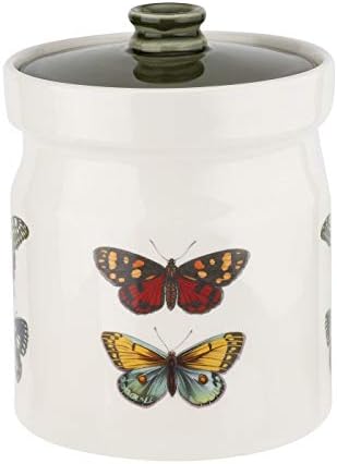 Portmeirion Botanic Garden Harmony Canister - Earthenware, Butterfly by Portmeirion