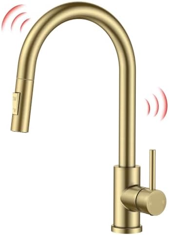 FORIOUS Gold Touch Kitchen Faucet with Pull Down Sprayer, Single Hole by FORIOUS