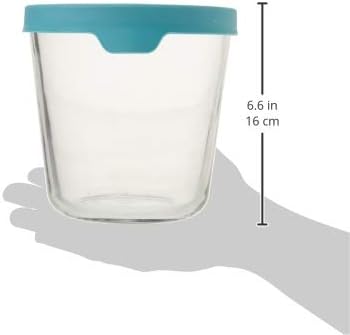 Anchor Hocking Trueseal Glass Food Storage Container with Airtight Lid, 7 Cup Tall, Mineral Blue - Image 7