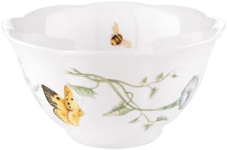 Lenox Butterfly Meadow Porcelain 16oz Rice Bowl Set for 4 (4-Piece) - Image 2