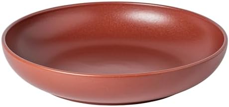 Casafina Ceramic Stoneware 12.5" x 2.5", 103 oz. Serving Bowl - Pacifica Collection, Cayenne | Microwave & Dishwasher Safe Dinnerware | Food Safe Glazing | Restaurant Quality Serveware by Casafina