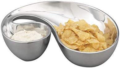 nambe Morphik Chip and Dip by Unknown