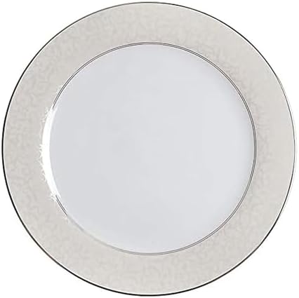Mikasa Parchment Round Serving Platter, 12-Inch,white, - L3438-313 by Mikasa