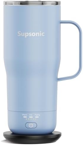 Supsonic Heated Coffee Mug, 20oz Electric Temperature Control Cup (S3) by Supsonic