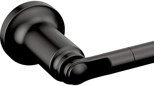 Delta Saylor (1-Pack) 8'' Towel Rack for Bathroom Matte Black Towel Bar for Bathroom Wall Hand Towel Holder Rod Wall Mounted Kitchen Towel Holder 73508-BL - Image 4