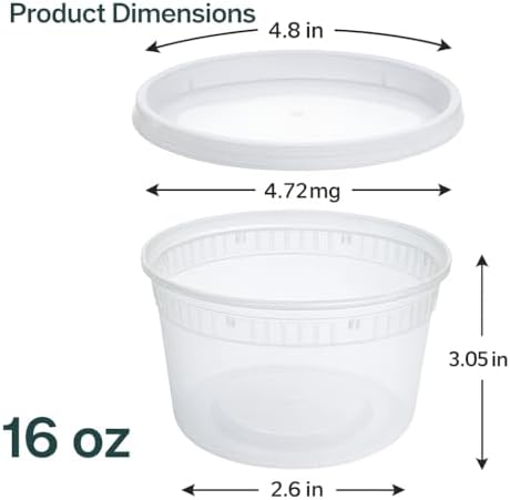 Reusable Plastic BPA-Free Food Storage Deli Container Leak‑Proof - Image 3