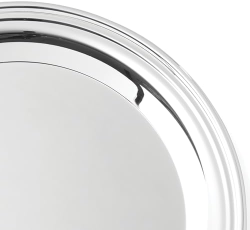Reed & Barton Derby Silverplate Round Serving Tray, 12-Inch - Image 2