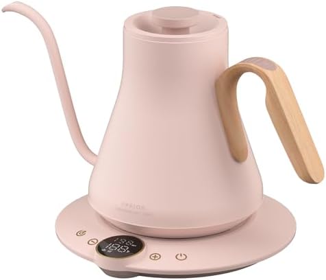 INTASTING Gooseneck Electric Kettle with ±1℉ Temperature Control 0.9 Liter by Cocinare