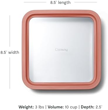 Caraway Glass Food Storage Container with Lid - Image 3