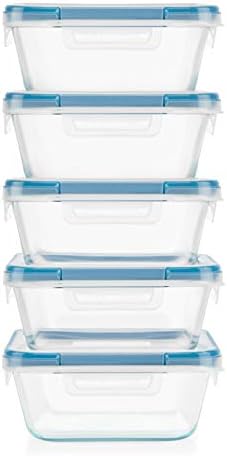 Snapware Glass Total Solutions (5-Pack, 4 Cup) Food Storage Containers Set - Image 6