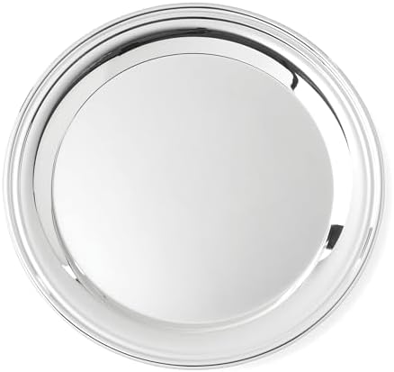 Reed & Barton Derby Silverplate Round Serving Tray, 12-Inch by ReedBarton