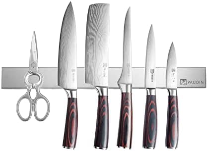 PAUDIN Knife Magnetic Strip, 18 Inch Stainless Steel Knife Holder by PAUDIN