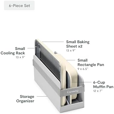 Caraway 6-Piece Ceramic-Coated Mini Bakeware Set - Image 3