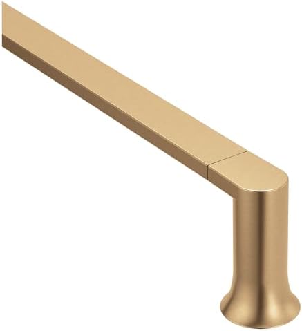 Moen Genta LX Bronzed Gold Modern 18-Inch Single Kitchen or Bathroom Towel Bar, BH3818BZG - Image 2