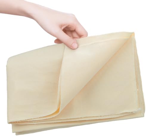 Pack of 3 Baker's Linen Cloth Bread Baking 75 x 45 cm Natural Baker's Linen Dough Cloth Proofing Foil for Bread Baking Accessories Swirl Cloth for Dough Preparation and Baking for Families, Bakers and - Image 5