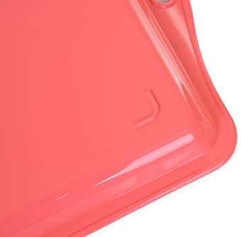Mintra Home Large Unbreakable Plastic Rectangular Serving Tray/Platter with Handle 14in, Salmon, (Heavy Duty,Large Capacity Great for Kitchen, Wedding, Restaurant Indoor or Outdoor Picnic Camping - Image 5