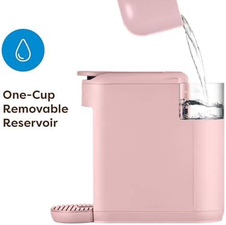 Keurig K-Mini Mate Single Serve K-Cup Pod Coffee Maker, Brews Up to 12 oz Cup, Compact Portable Coffee Machine for Small Spaces, Great for Dorms & Offices, Pink Sands - Image 4