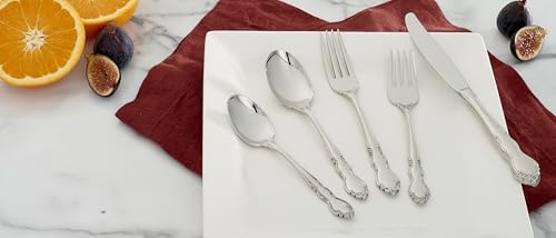 Oneida Dover Dinner Forks Silverware Set for 4, Flatware - Image 7