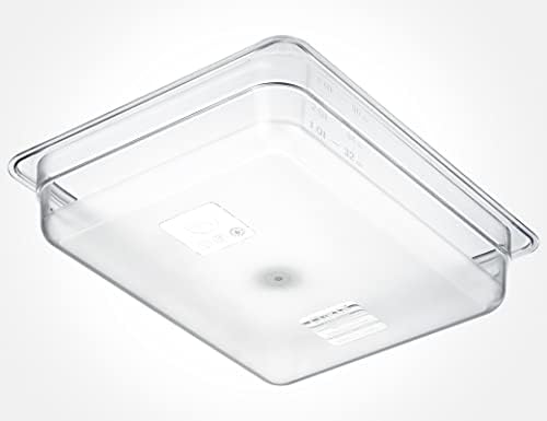 CURTA 6-Pack 1/2 Size 2.5" Deep NSF Polycarbonate Food Pans | Dishwasher & Freezer Safe Clear Container for Prep Tables, Buffet, Salad Bar, Commercial & Home Kitchen - Image 3
