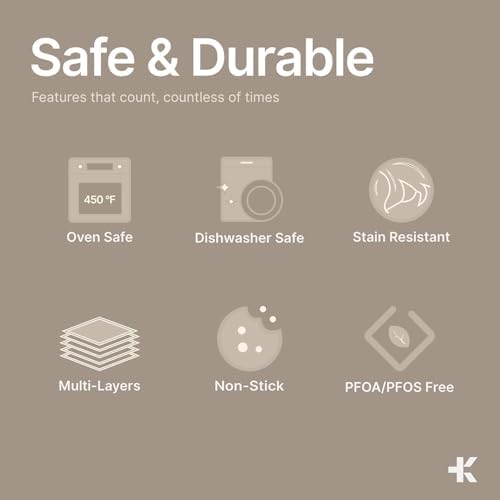 Pots and Pans Set, 23-Piece Non Stick Cookware & Bakeware Sets with Plaid Pattern, Stackable Design, Dishwasher Safe, Stain-resistant, Oven & All-Stove Safe, Tempered Glass Lid, White Marble - Image 5