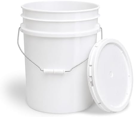 ePackageSupply 5 Gallon Bucket - Food Grade w/Lid BPA-Free,1 Pack -Natural by ePackageSupply