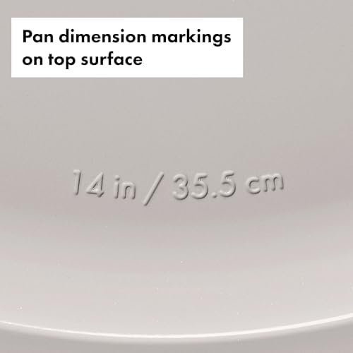 OXO Good Grips Non-Stick Pro Ceramic Coated 15-Inch Pizza Pan, Biscuit - Image 6