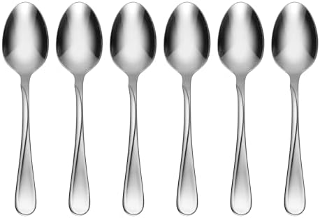 Oneida Flatware Flight Teaspoons 18/0 Silverware Set for 6, (6-Piece) by Oneida