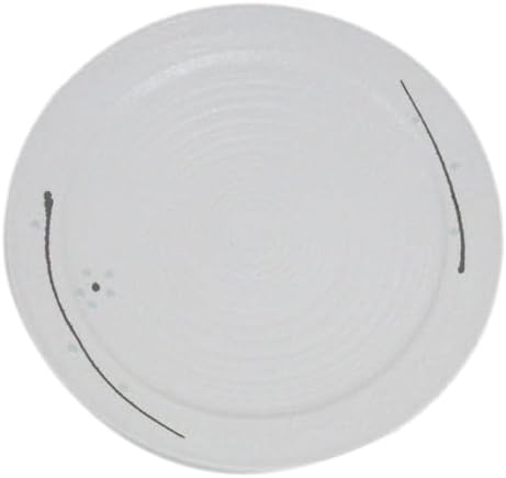 Ebros Gift Modern Yukino Hana Snow Flowers Ceramic Dinnerware Serveware Kitchenware Set Oriental Asian Restaurant Supply (Pack Of 5 Large Round Dinner Plates 10"D) - Image 5