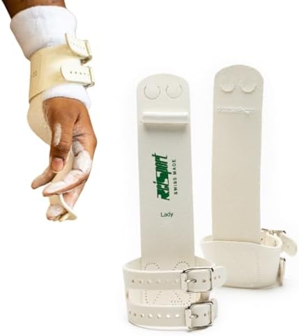 Reisport Women's Uneven Bar Gymnastics Grips - Durable Leather Hand Grips for Gymnastics Bars Women & Girls - Gymnastics Equipment & Accessories for Advanced Gymnasts by ReisportUSA