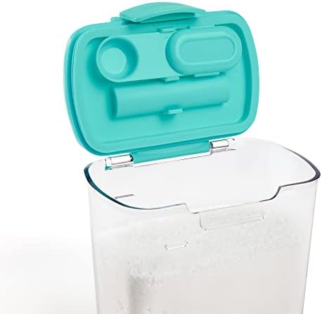 Progressive ProKeeper Baker's Airtight Kitchen Storage Canister Container Set for Flour, Sugar & More, Keeps Ingredients Fresh, with Accessories (Turquoise, 6- Piece) - Image 7