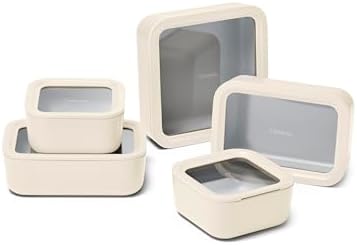 Caraway 13-Piece Glass Food Storage Container Set by Unknown