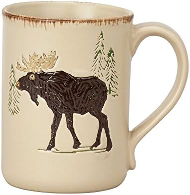 Park Designs Rustic Retreat Moose Mug Set of 4 by ParkDesigns