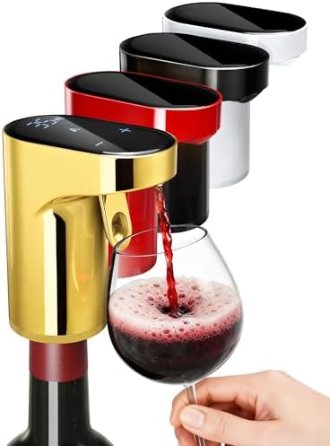 5 in 1 Wine Aerator Whiskey Dispenser,Liquor Decanter, Alcohol Pourer-Gold by Redsack
