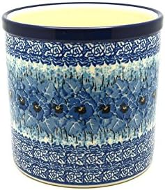 Polish Pottery Utensil Holder - Unikat Signature U3639 by Polish+Pottery+Gallery
