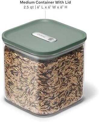 Caraway 2.5 qt Glass Airtight Food Storage Container with Lid - Image 3