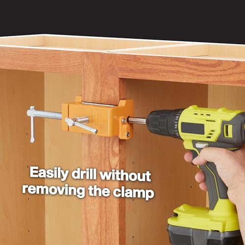Cabinet Clamps 4 Pack, Face Frame Alignment Tool with Drill Guide - Image 5