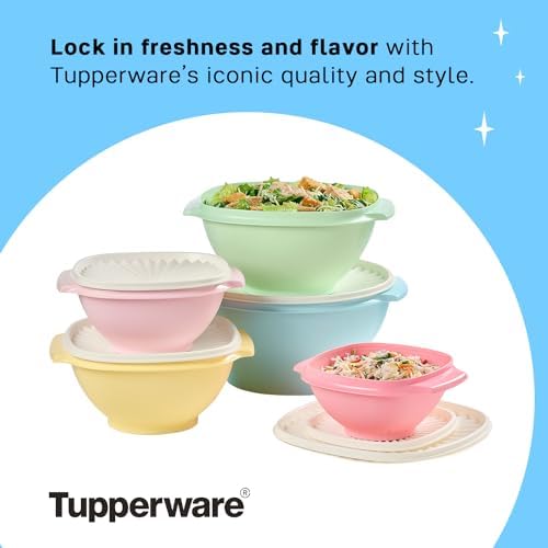 Tupperware Heritage 10-Piece Vintage Food Storage Set (5 Bowls + 5 Lids) - Image 5