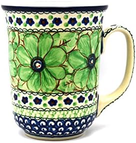 Polish Pottery Mug - 16 oz. Bistro - Unikat Signature U408A by Polish+Pottery+Gallery