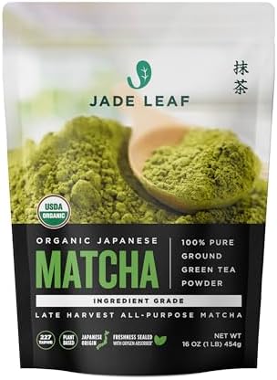 Jade Leaf Matcha Powder, Organic, Ingredient Grade, 16 oz / 454g by JadeLeafMatcha